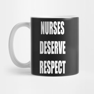 Nurses Deserve Respect Fair Pay for Medical Workers Mug